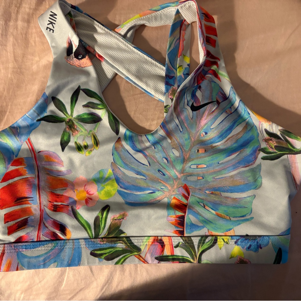 Nike Tropical Print Sports Bra